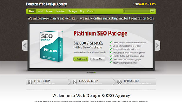 Houston Web Design Website