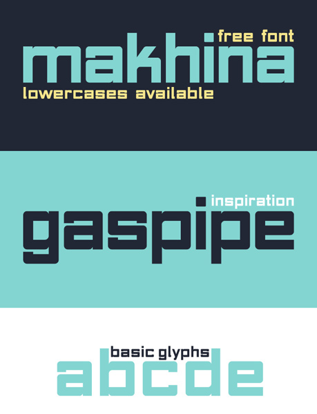 makhina sans serif font 2016