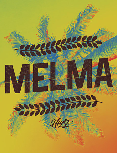 melma display font 2016