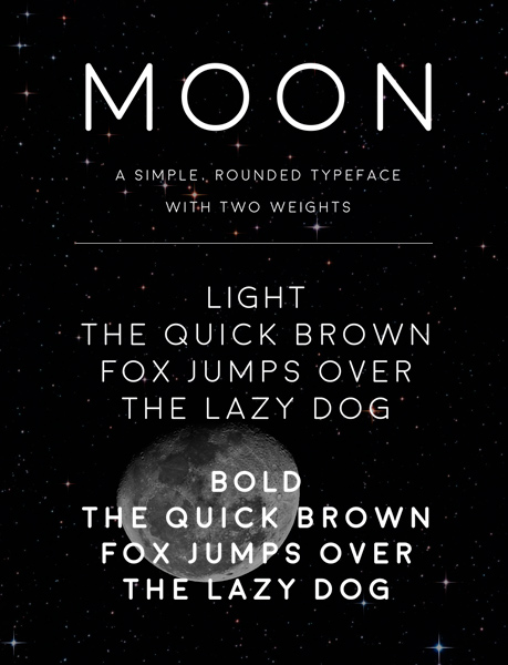 moon rounded font 2016