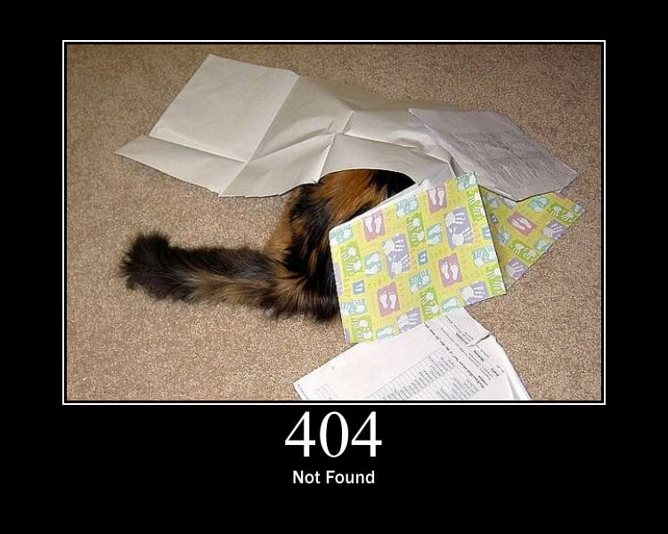 server response code 404 not found