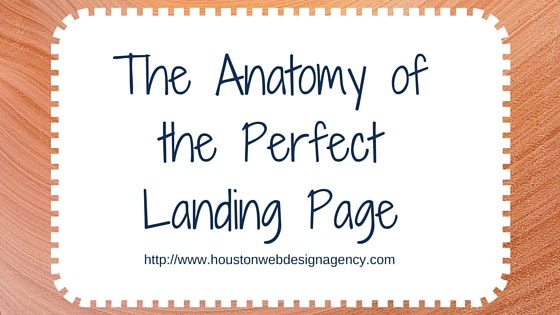 anatomy of perfect landing page