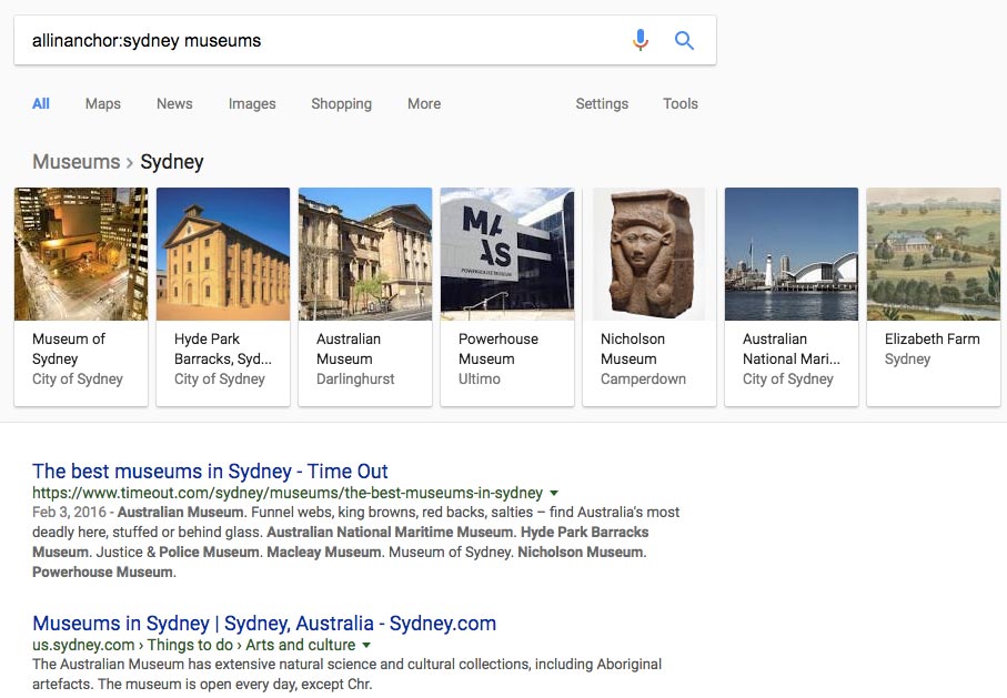 AllinAnchor - Sydney Museums Google Search