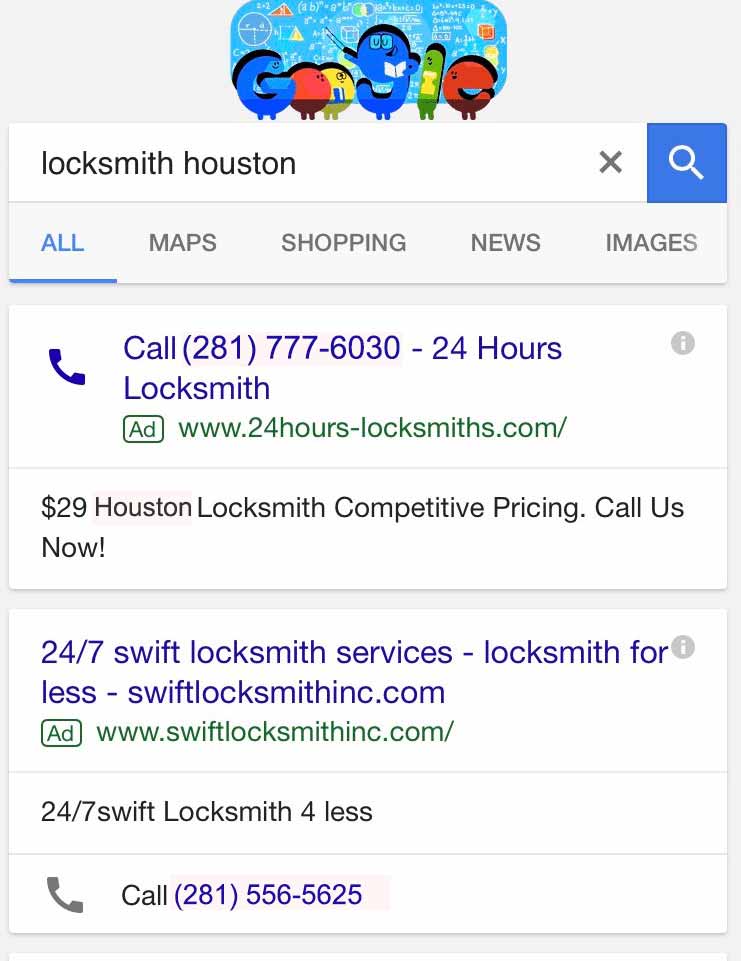 Google Locksmith Houston, TX