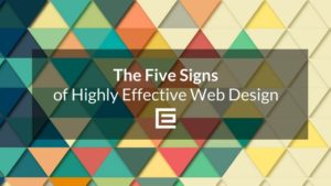 The five signs of highly effective web design